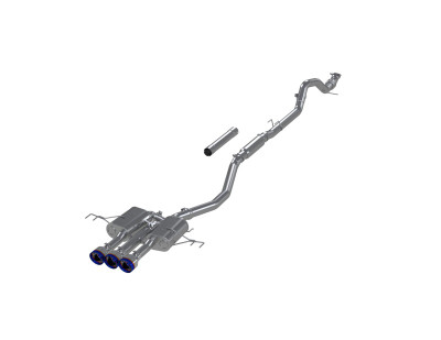 MBRP ARMOR Pro Cat-Back Exhaust, T304 Stainless Steel - 2024-2025 Acura Integra Type-S 2.0L - S49043BE