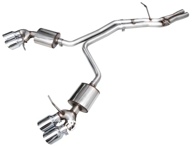 AWE Tuning 2022-2024 Porsche Macan 2.9TT Touring Edition Catback Exhaust w/ Chrome Silver Tips | 3015-42952