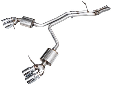 AWE Tuning 2019-2021 Porsche Macan 3.0T/2.9TT Touring Edition Catback Exhaust w/ Chrome Silver Tips | 3015-42951