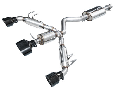 AWE Tuning 2023-2026 Toyota GR Corolla Touring Edition Exhaust | Diamond Black Tips | 3015-53472