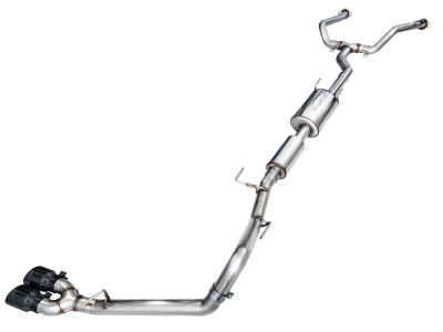 AWE 0FG Exhaust for 2022-2025 3rd Gen Toyota Tundra - Dual Diamond Black Tips