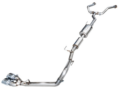 AWE Tuning 2022-2025 3rd Gen Toyota Tundra | 0FG Exhaust | Dual Chrome Silver Tips | 3015-32063