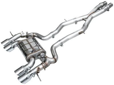 AWE Tuning 2023-2026 BMW G87 M2 SwitchPath Edition Exhaust | Chrome Silver Tips | 3025-42487