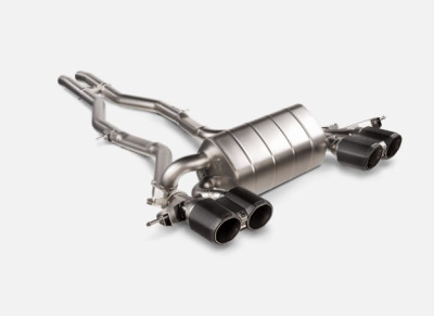 Akrapovic 2021-2025 BMW M3 (G80)/M4 (G82) Slip-On Line (Titanium) (Req. Tips)