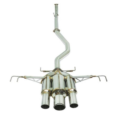 Remark 2017-2021 Honda Civic Type R Cat-Back Exhaust Spec III w/Stainless Steel Cover (Non-Res)