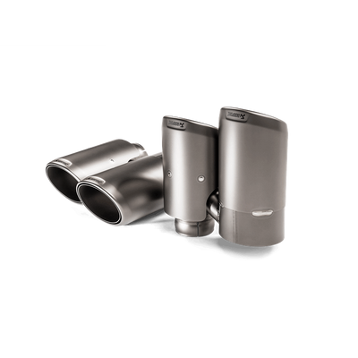 Akrapovic 2019-2022 Porsche Cayenne V6 (536) Tail Pipe Set (Titanium)