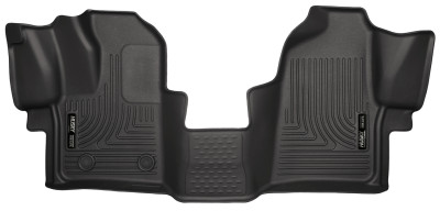 Husky Liners WeatherBeater Front Floor Liners, Black for 2015-2021 Ford Transit-150/Transit-250/Transit-350 - Part #18771