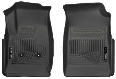 Husky Liners WeatherBeater Front Floor Liner, Black for 2015-2022 Colorado Crew Cab/Ext Cab - Part #18111
