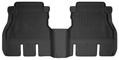Husky Liners WeatherBeater Second Row Floor Liners, Black for 2019-2024 Jeep Wrangler JLU - Part #14041