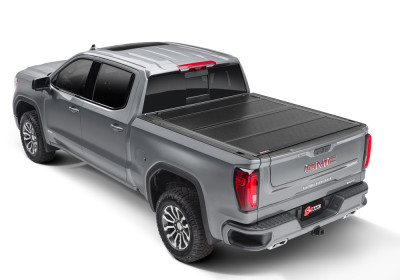 BAK Industries Hard Folding Tonneau Cover, Aluminum Panels - 2020-2026 GM Silverado / Sierra 2500 & 3500HD 8.2ft Bed - 772134
