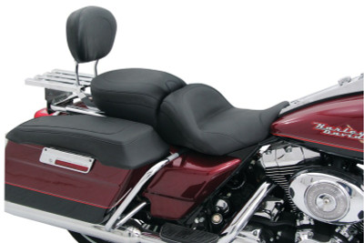 Mustang 97-21 Harley Touring Sissy Bar Pad (12 inch x 9 inch) - Black