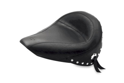 Mustang 84-06 Harley Standard Rear Tire Standard Touring Solo Seat w/Studs - Black