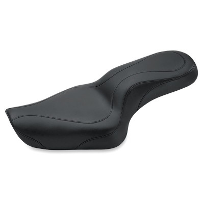 Mustang Motorcycle 2004-2021 Harley Sportster DayTripper Tripper One-Piece Seat Black product photo