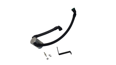 J&L 2024-2025 Ford Mustang GT w/ Whipple Supercharger Oil Separator 3.0 PCV Side - Clear Anodize