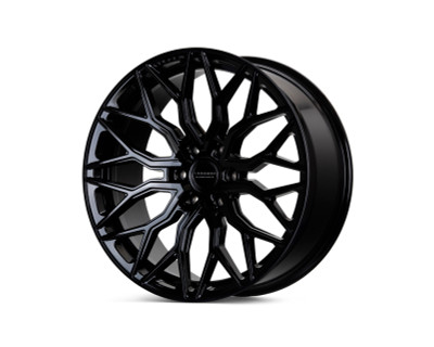 Vossen HF6-3 Gloss Black Wheel 22x9.5 | 6x139.7 BC (HF63-2G23-TL) - fits Chevrolet Silverado 1500 1999-2026, GMC Sierra 1500 1999-2026, Cadillac Escalade 1999-2026, Ram 1500 TRX 2021-2024, Toyota Tacoma 2005-2026