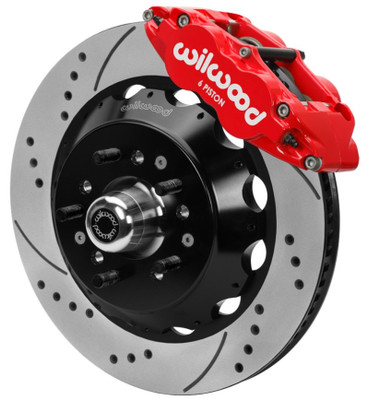 Wilwood 70-81 FBody/75-79 A&XBody FNSL6R Frt BBK 14in D/S Rtr Red Calipers Use w/ Pro Drop Spindle - wil140-15983-DR