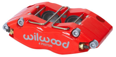 Wilwood Caliper- DPR-DS - Red 1.25in Piston .38/.500in Rotor - Dust Seal - wil120-14698-RD