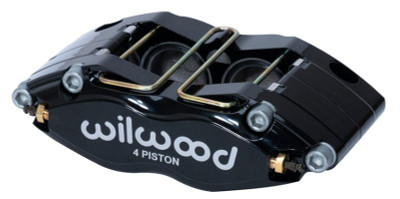 Wilwood Caliper- DPR-DS - Black 1.25in Piston .38/.500in Rotor - Dust Seal - wil120-14698-BK