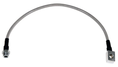 Wilwood 18.75in OAL Flexline -3 Hose to M10 by 1.00 to 12 Deg. Banjo Bubble Fl. - wil220-8215