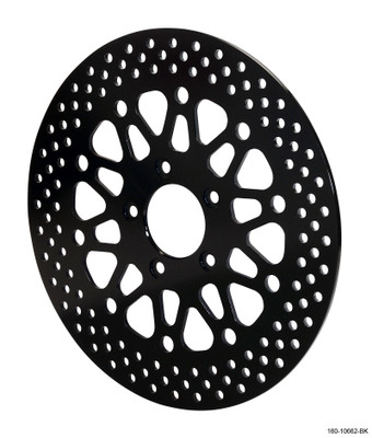 Wilwood Rotor-Front-H-D Motorcycle 84-99 Black Finish 11.50 x .196 - 5 on 3.25in - wil160-10662-BK