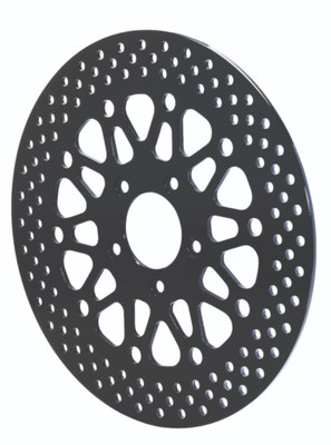 Wilwood Rotor-Rear-Harley-Davidson Motorcycle 2000-07 Black Finish 11.50 x .196 - 5 on 3.25in - wil160-10665-BK