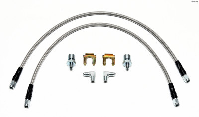 Wilwood Flexline Kit 22 inch 3/8-24 to 90 Degree - wil220-11237