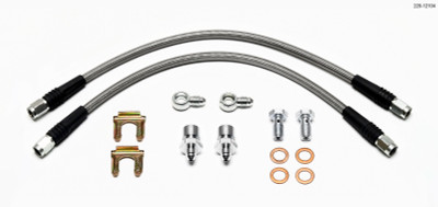 Wilwood Flexline Kit D52 Caliper 14in w/ Banjo 10mm -3/8-24 Chassis - wil220-12104