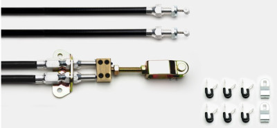 Wilwood Universal Parking Brake Cable Kit Disc/Drum Combination Parking Brake & MC4 w/ Clevis - wil330-9371