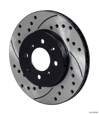 Wilwood Rotor-.68in Offset-SRP-BLK-Drill-RH 10.32 x .83 - 4 x 3.93 - wil160-12838-BK