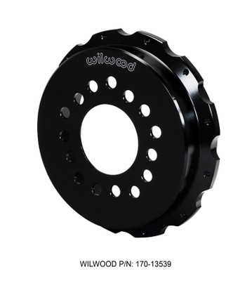 Wilwood Hat-Park Brake 1.54in Offset - Aluminum Multi-5 Lug - 12 on 8.75in - wil170-13539