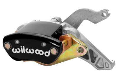 Wilwood Caliper-MC4 Mechanical-L/H - Black w/ Logo 1.19in Piston .81in Disc - wil120-12070-BK