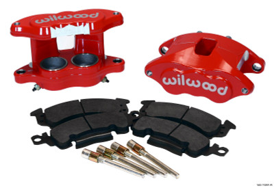 Wilwood D52 Front Caliper Kit - Red 2.00 / 2.00in Piston 1.04in Rotor - wil140-11291-R