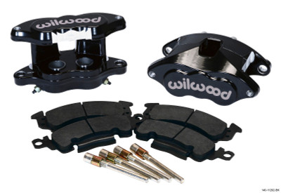 Wilwood D52 Rear Caliper Kit - Black Pwdr 1.25 / 1.25in Piston 1.28in Rotor - wil140-11292-BK