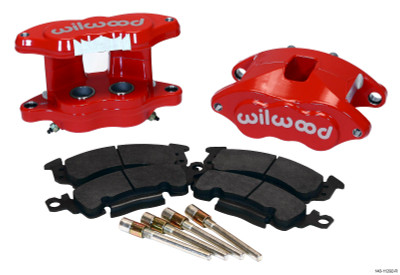 Wilwood D52 Rear Caliper Kit - Red 1.25 / 1.25in Piston 1.28in Rotor - wil140-11292-R