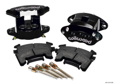 Wilwood D154 Rear Caliper Kit - Black 1.12 / 1.12in Piston 1.04in Rotor - wil140-12101-BK
