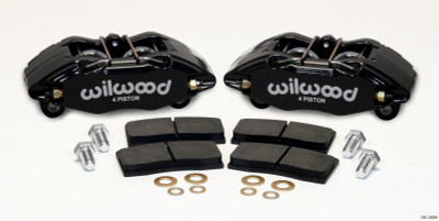 Wilwood DPHA Front Caliper & Pad Kit Black Honda / Acura w/ 262mm OE Rotor - wil140-13029