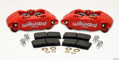 Wilwood DPHA Front Caliper & Pad Kit Red Honda / Acura w/ 262mm OE Rotor - wil140-13029-R