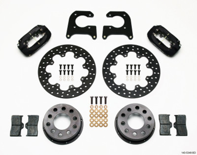 Wilwood Forged Dynalite Rear Drag Kit Drilled Rotor M-W/Lamb Ends .690in Studs - wil140-5348-BD