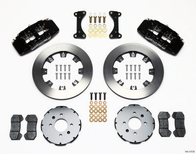 Wilwood Dynapro 6 Front Hat Kit 12.19in 94-01 Honda/Acura w/262mm Disc - wil140-10735