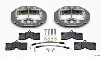 Wilwood D8-4 Rear Caliper Kit Clear Corvette C2 / C3 65-82 - wil140-10790