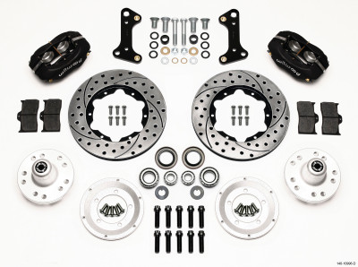 Wilwood Forged Dynalite Front Kit 11.00in Drilled 67-69 Camaro 64-72 Nova Chevelle - wil140-10996-D