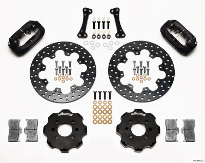 Wilwood Forged Dynalite Front Drag Kit Drilled Rotor Integra/Civic w/Fac.262mm Rtr - wil140-8442-D