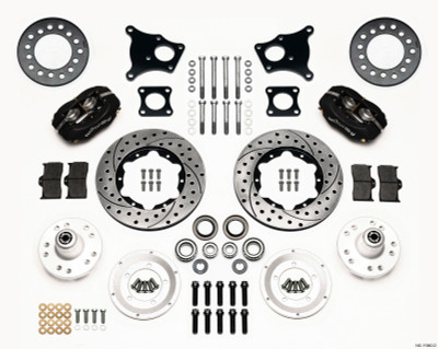 Wilwood Forged Dynalite Front Kit 11.00in Drilled AMC 71-76 OE Disc w/o Bendix Brakes - wil140-11940-D