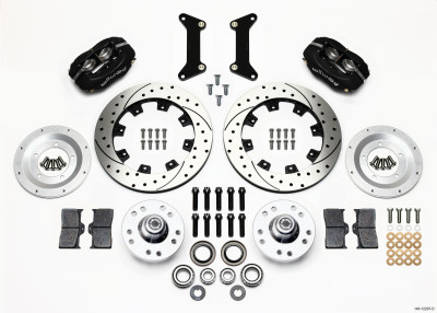 Wilwood Forged Dynalite Front Kit 12.19in Drilled 79-87 GM G Body - wil140-12297-D