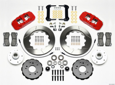 Wilwood AERO6 Front Truck Kit 14.25in Red 97-03 Ford F150 - wil140-12824-R