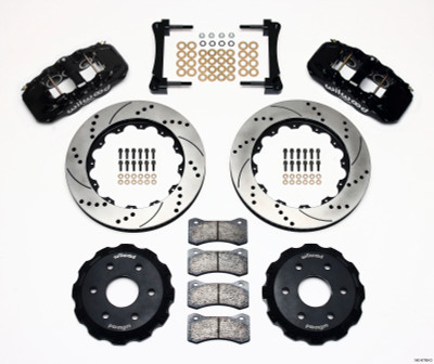 Wilwood AERO6 Front Truck Kit 14.25in Drilled 1999-2014 GM Truck/SUV 1500 - wil140-9789-D