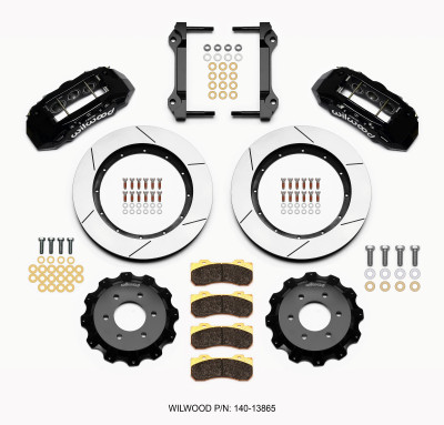 Wilwood TX6R Front Kit 15.50in Black 2010-Up Ford F150 (6 lug) - wil140-13865