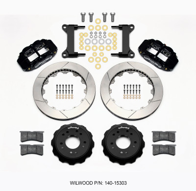 Wilwood Narrow Superlite 6R Front Hat Kit 13.06 63-87 C10 w/ Wilwood Pro Spindles - wil140-15303