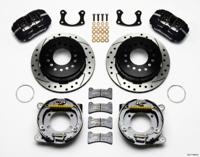 Wilwood Dynapro Low-Profile 11.00in P-Brake Kit Drilled New Big Ford 2.50in Offset - wil140-11389-D