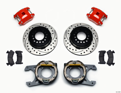 Wilwood D154 P/S Park Brake Kit Chevy C-10 2.42 Offset 5-lug - wil140-12569